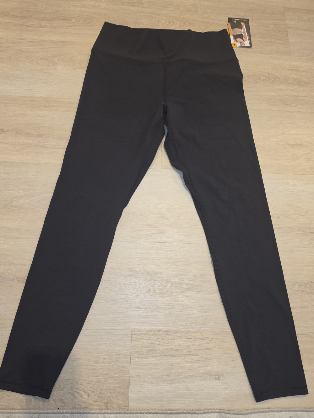 Women's Black High-Waist Athletic Leggings